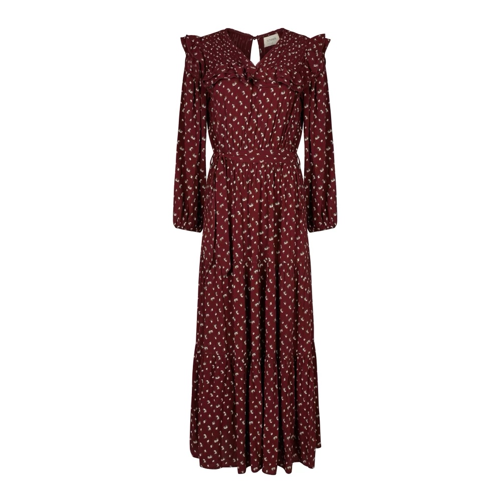 Sonmer $240 Julieta Burgundy Maxi Dress